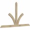 Ekena Millwork Richland Rough Sawn Timber Gable Bracket, Douglas Fir, 84"W x 49"H x 2"D x 4"F, 14/12 Pitch GBW084X49X0204RIC00RDF - alternate 4